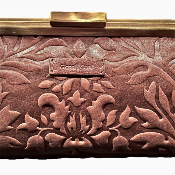 Gianni Conti Italian Brown Leather Satchel Detachable Handbag & Xbody Strap NEW - Picture 3 of 14